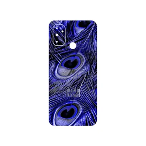 MAHOOT Purple Feather Cover Sticker for OnePlus Nord N100
