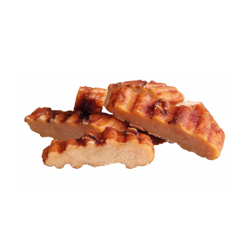 تشویقی سک تریکسی مرغ مدل chicken barbecue وزن 100گرم