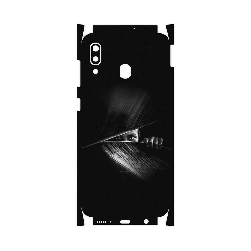 برچسب پوششی ماهوت مدل Black Portrait-FullSkin مناسب برای گوشی موبایل سامسونگ Galaxy M10s
