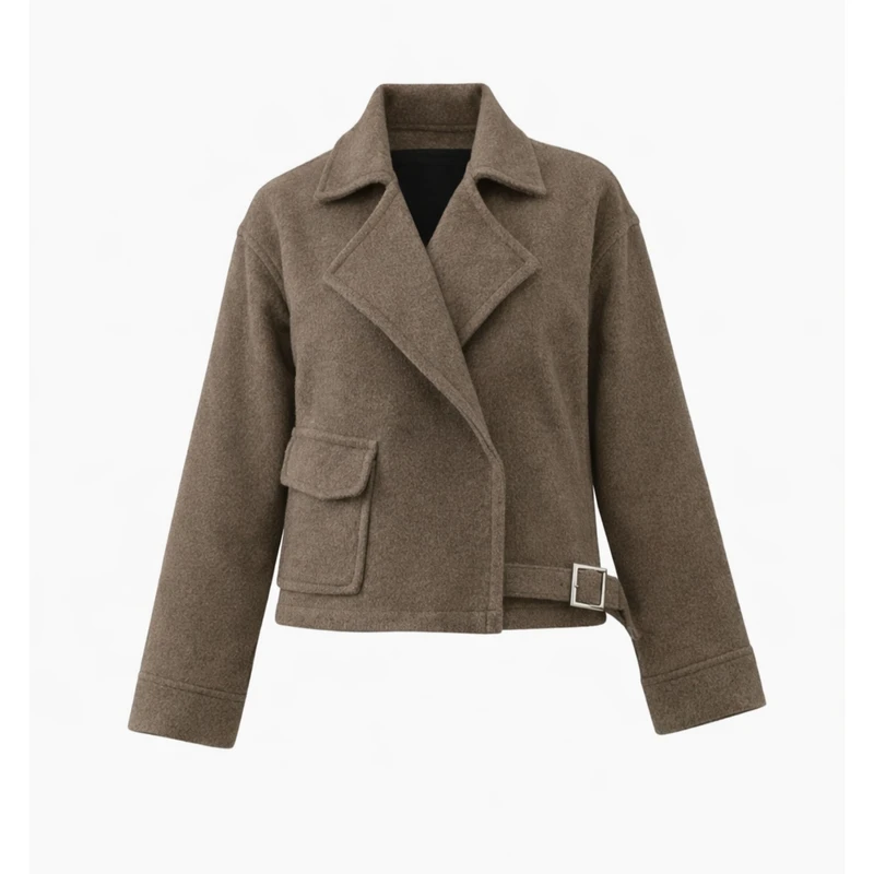 عکس شماره 2 : کراپ کت زنانه مدل کره ای