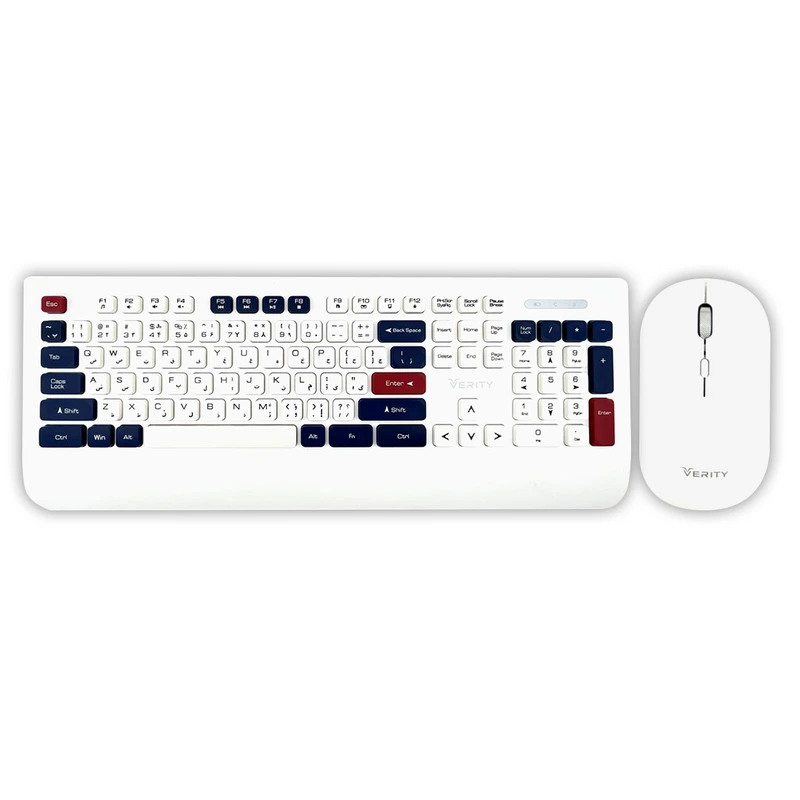 کیبورد و ماوس وریتی مدل V-KB6139CW کیبورد و ماوس وریتی مدل V-KB6139CW