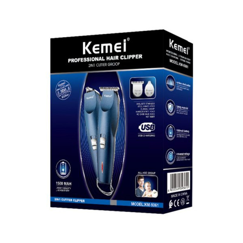 ماشین اصلاح موی سر و صورت کیمی مدل KM-9361 ماشین اصلاح موی سر و صورت کیمی مدل KM-9361