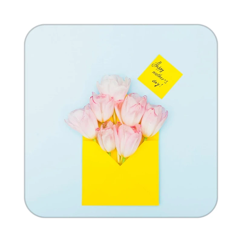 زیر لیوانی کاکتی طرح گل مدل mp17909