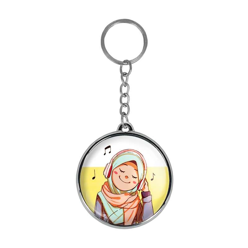 جاکلیدی خندالو طرح دخترانه باحجاب مدل دوطرفه کد 2601926030