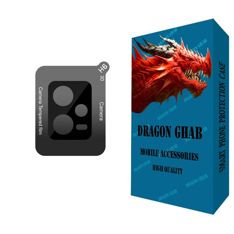 محافظ لنز دوربین دراگون قاب مدل 3D مناسب برای گوشی موبایل شیائومی Poco X5