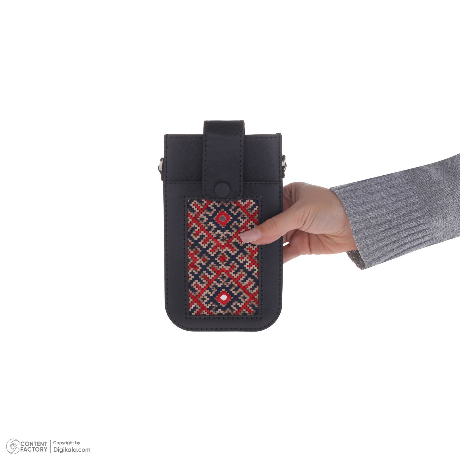 کیف دوشی دست دوز بومی مدل سوزن دوزی کد 22 -  - 9