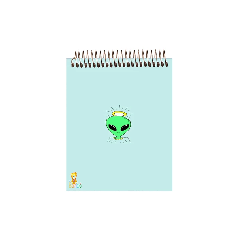 دفتر نقاشی 50 برگ بانیبو مدل ادم فضایی کد 951