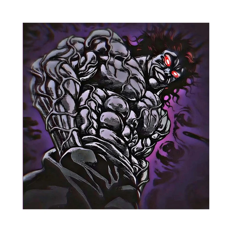 استیکر لپ تاپ و موبایل مدل انیمه طرح باکی هانما یوجیرو baki Hanma Yuujirou کد 4844