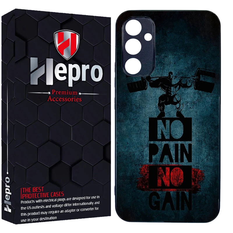 کاور هپرو طرح NO PAIN NO GAIN کد Dimo-109 مناسب برای گوشی موبایل سامسونگ Galaxy A24