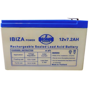 باتری یو پی اس 12 ولت 7.2 آمپر ساعت ایبیزا پاور مدل th-12-7.2