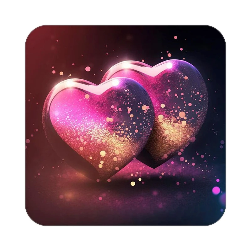 زیر لیوانی کاکتی مدل عاشقانه کد mp12142