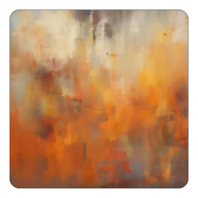 مگنت کاکتی طرح نقاشی رنگ روغن مدل mp69675