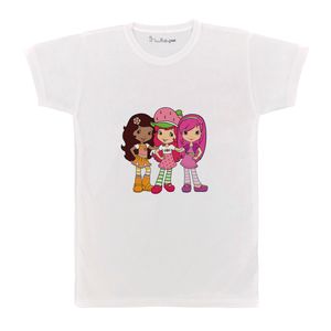 نقد و بررسی تی شرت بچگانه پرمانه طرح دختر توت فرنگی کد pmt.271 توسط خریداران