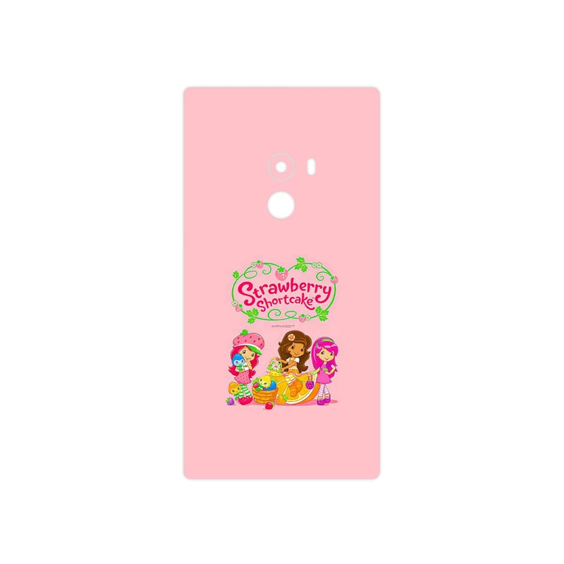 برچسب پوششی ماهوت مدل Strawberry Shortcake مناسب برای گوشی موبایل شیائومی Mi Mix