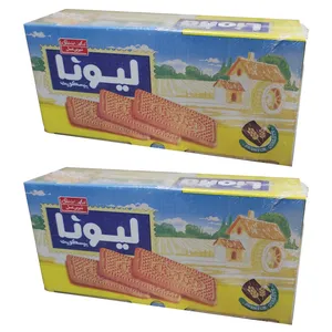 بیسکویت ساده لیونا شیرین عسل - 820 گرم بسته 2 عددی