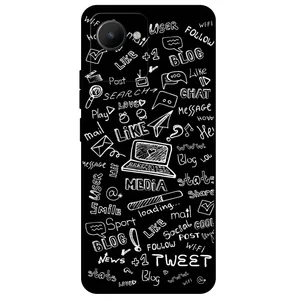 Megafone Social Media 1898 Cover For Realme C30 / C30S