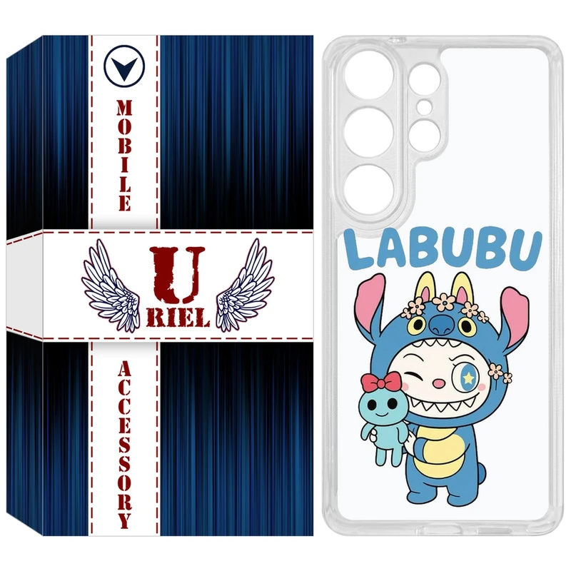 کاور یوریل مدل Clear کد 112 طرح لبوبو Labubu مناسب برای گوشی  موبایل سامسونگ Galaxy S26 Ultra