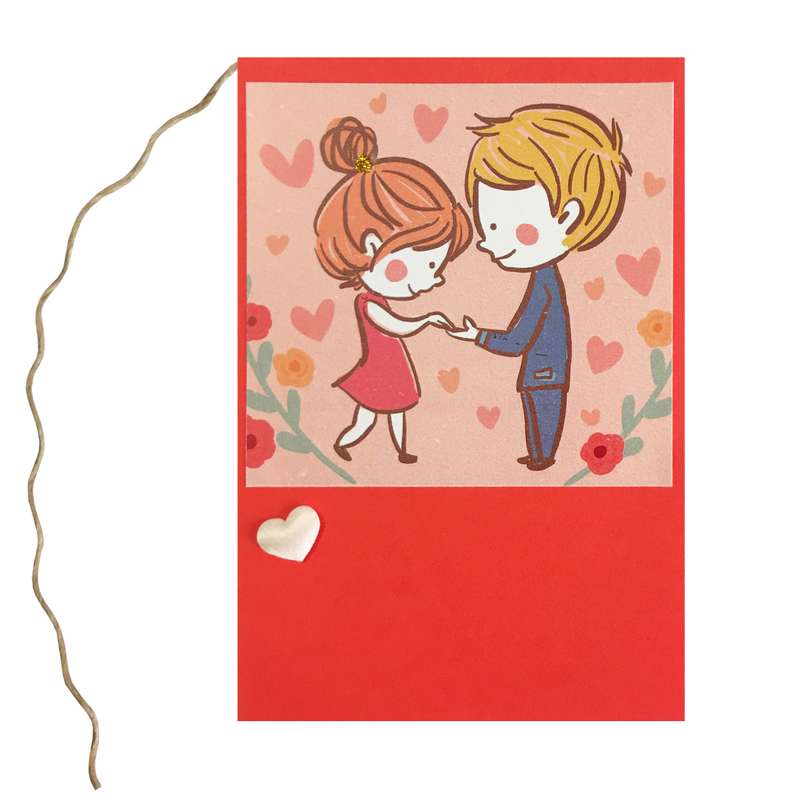 کارت پستال مدل کارت هدیه طرح عشق کد sor.1 مجموعه 4 عددی