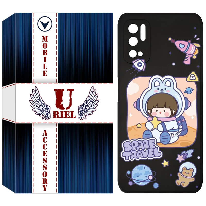 کاور یوریل مدل KSH کد 9 طرح دختر فضانورد مناسب برای گوشی موبایل شیائومی Redmi Note 11SE