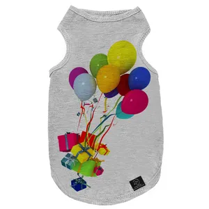 لباس سگ و گربه 27 طرح Balloon Gifts کد MH679 سایز XL