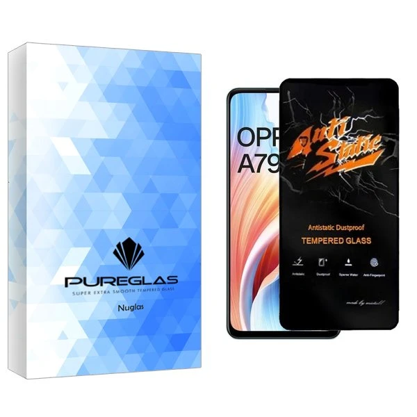 محافظ صفحه نمایش پیور گلس مدل NueGlas Antistatic مناسب برای گوشی موبایل اوپو A79