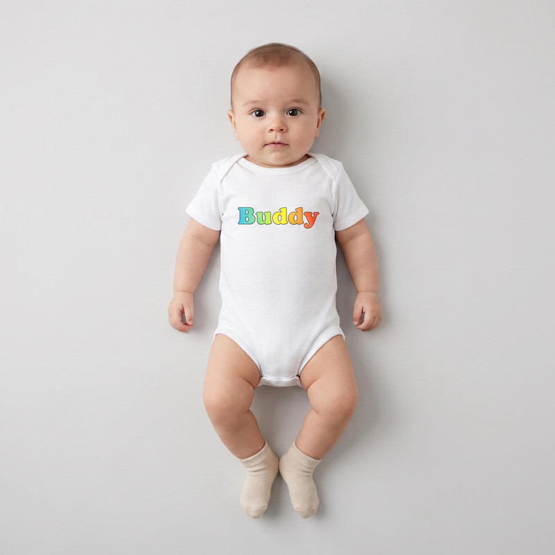 بادی آستین کوتاه نوزادی نیل کوک مدل Buddy