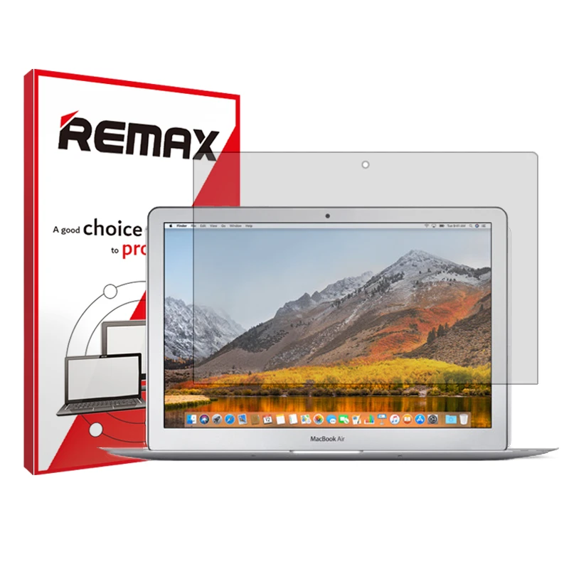 محافظ صفحه نمایش شفاف ریمکس مدل Resistant مناسب برای لپ تاپ اپل Macbook air 13 2017