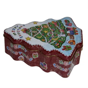 جعبه هدیه مدل کریسمس طرح کاج کد33