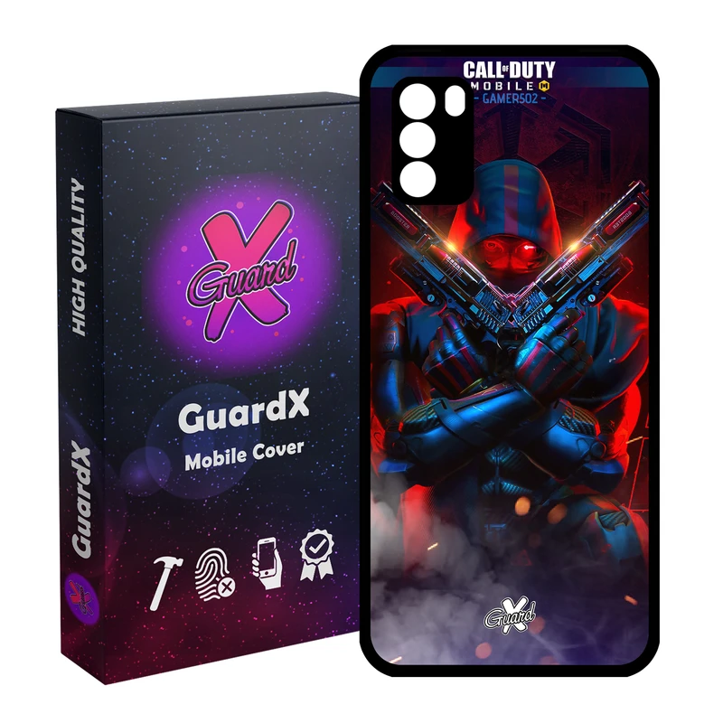 کاور گارد ایکس طرح Call Of Duty مدل Glass10388 مناسب برای گوشی موبایل شیائومی Poco M3