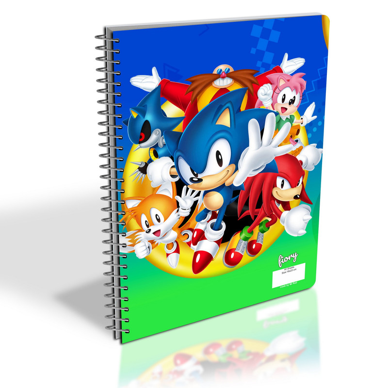 دفتر نقاشی 40 برگ مستر راد طرح سونیک کد fiory 2793