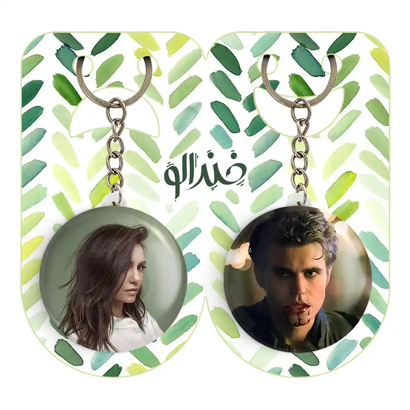 جاکلیدی خندالو مدل استفان سالواتوره و الینا گیلبرت خاطرات یک خون آشام The Vampire Diaries کد 2029420289 مجموعه 2 عددی