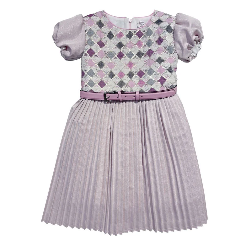 پیراهن آستین سه ربع دخترانه لیلیزی مدل رزا