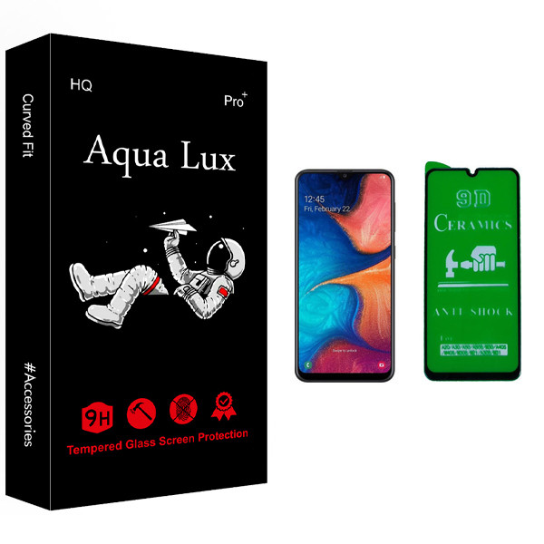 محافظ صفحه نمایش 9D آکوا لاکس مدل +Pro مناسب برای گوشی موبایل سامسونگ Galaxy A20 / A30 / A50 / M30