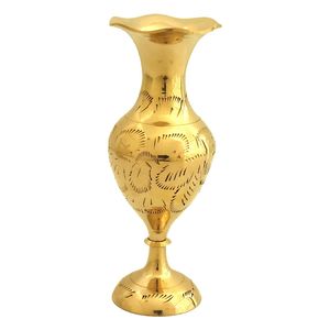 گلدان برنزی مدل رومیزی هندی کد 548