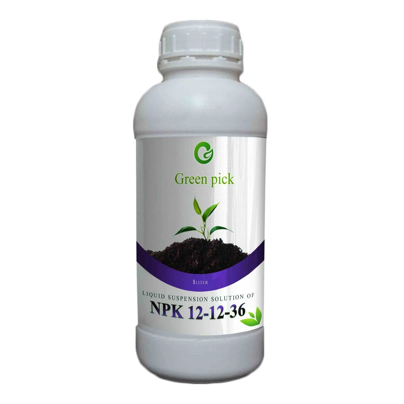 کود مایع پتاس بالا گرین پیک مدل NPK 12 12 36 حجم یک لیتر