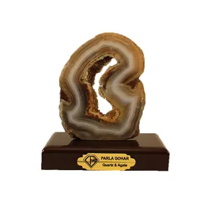 سنگ راف پارلا گوهر کوارتز-عقیق  کد 5905