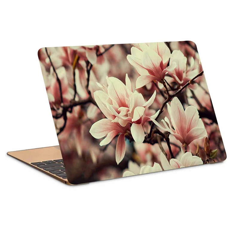 استیکر لپ تاپ طرح magnolia flowers branchesکد N-361مناسب برای لپ تاپ 15.6 اینچ