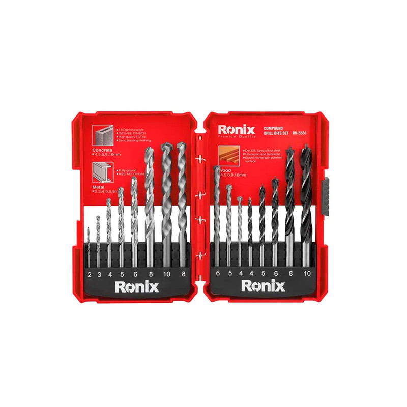 ست 16 عددی مته رونیکس مدل 5583