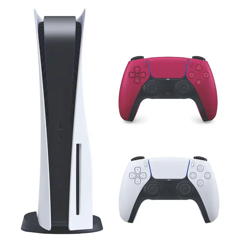 کنسول بازی سونی مدل PlayStation 5 ظرفیت 825 گیگابایت به همراه دسته اضافی