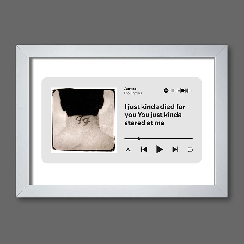 تابلوی موزیکال طرح Aurora by Foo Fighters