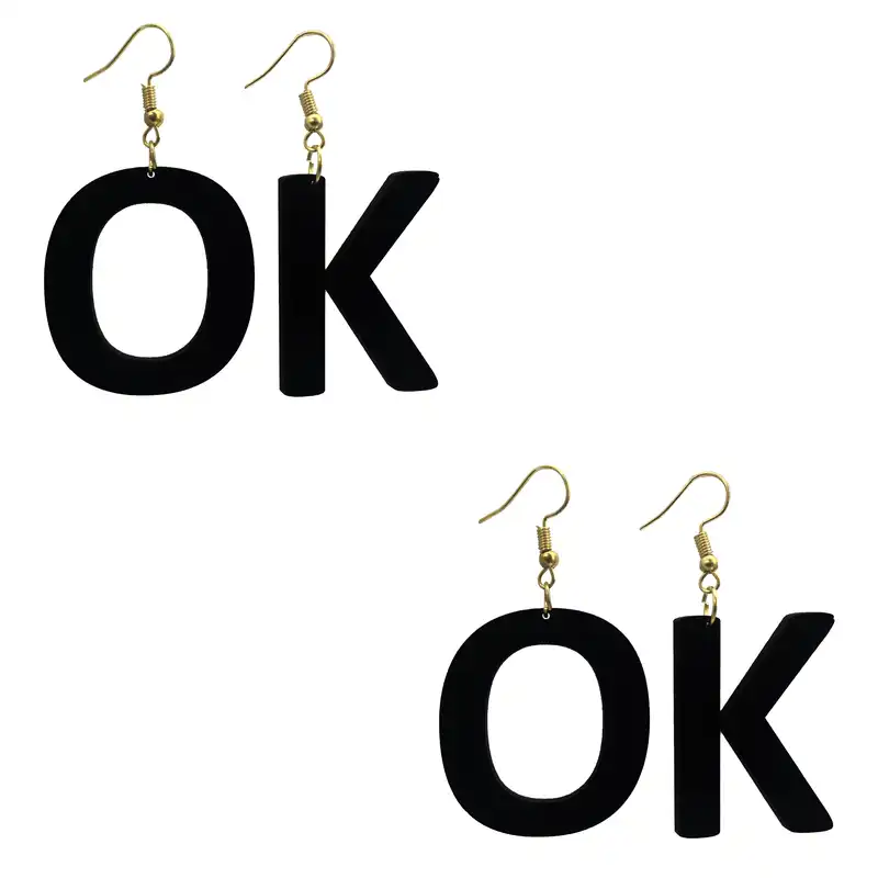 گوشواره زنانه هانستو مدل E2-088 مجموعه دو عددی