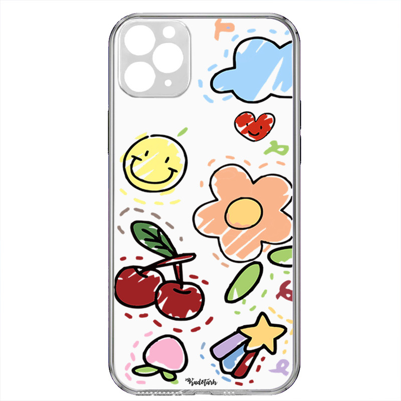 کاور طرح Funny Stickers مناسب برای گوشی موبایل اپل Iphone 15 Pro 