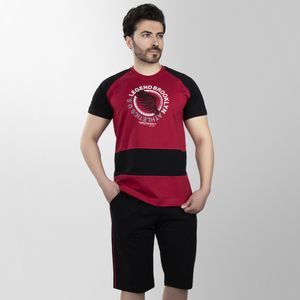 نقد و بررسی ست تی شرت و شلوارک مردانه آریان نخ باف مدل Z17629 توسط خریداران