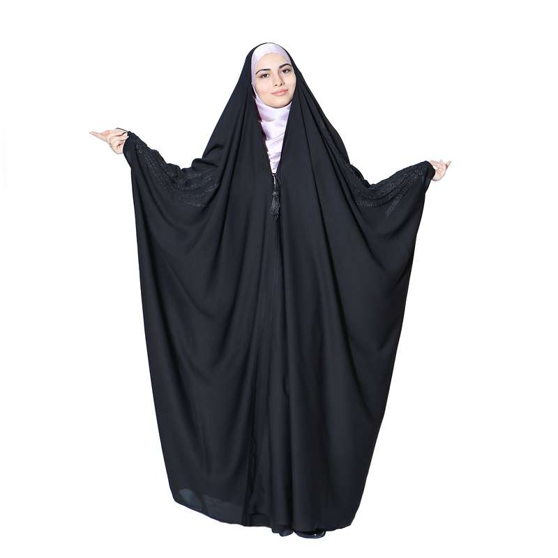 چادر عبایی حجاب فاطمی مدل نورا کریستال کد JPN0278