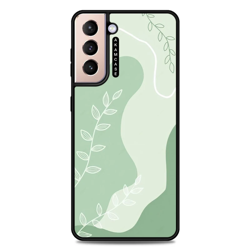 کاور آکام مدل AMC-WSGS21P-LEAVES-29 مناسب برای گوشی موبایل سامسونگ Galaxy S21 Plus