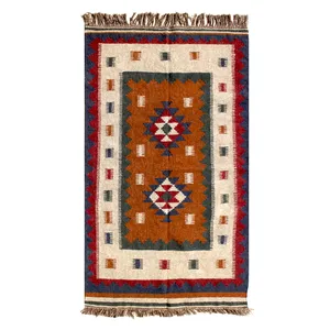 گلیم دستبافت دو و نیم متری مدل قشقایی کد GH00040