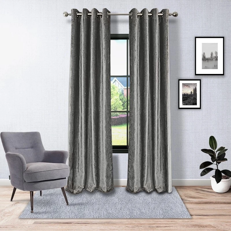 پرده مدل مخمل شانل s123 سایز 150x280 سانتی متر
