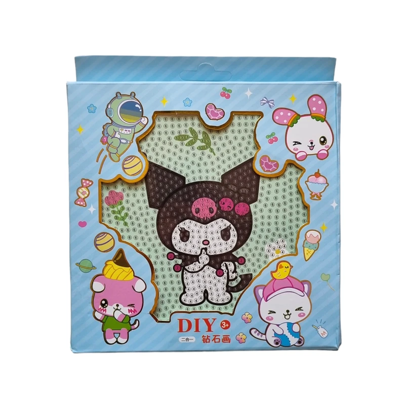 بازی آموزشی مدل ساخت تابلو نقاشی الماسی قاب و پایه دار طرح کرومی