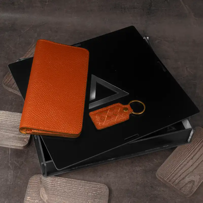 ست هدیه چرم آراهمراه مدل ARASET15