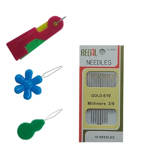 سوزن خیاطی و سوزن نخ کن مدل n001 مجموعه 19 عددی